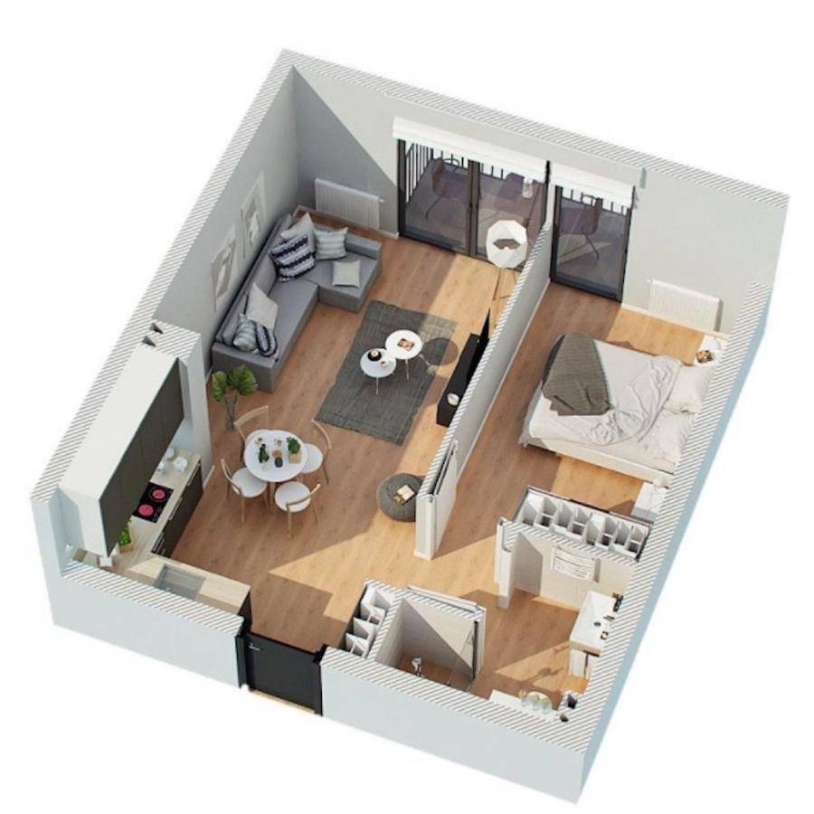 Apartament Morski Keja II Kolobrzeg Podczele Kültér fotó
