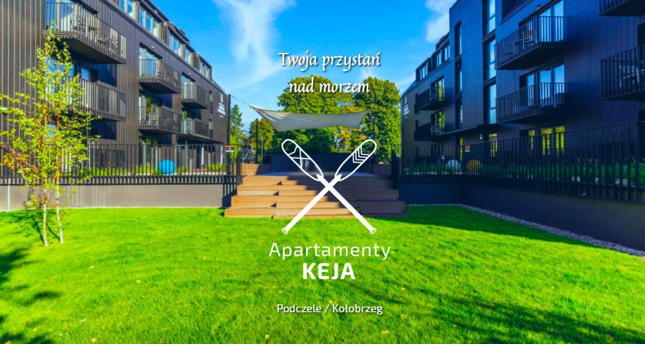 Apartament Morski Keja II Kolobrzeg Podczele Kültér fotó